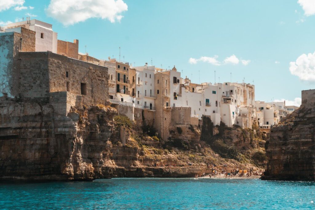 Küste von Polignano a Mare