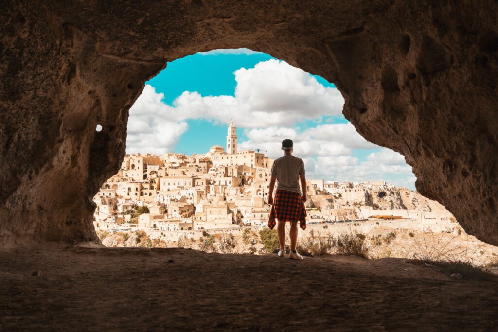 Matera Unesco Welterbe Stadt in Italien