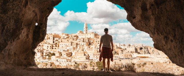 Matera Unesco Welterbe Stadt in Italien