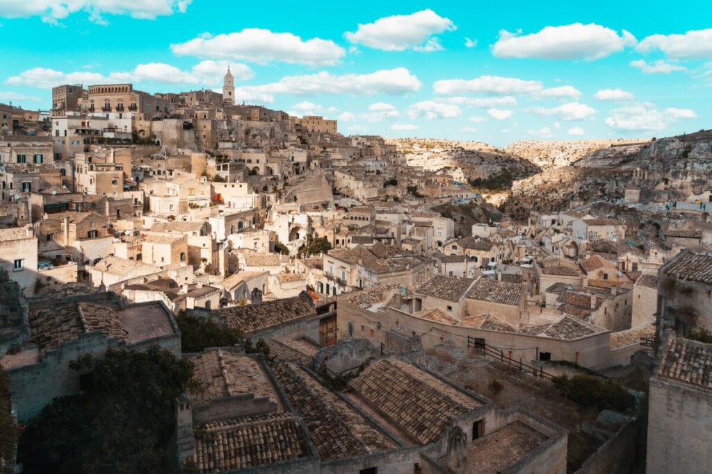 Toller Blick über Matera.