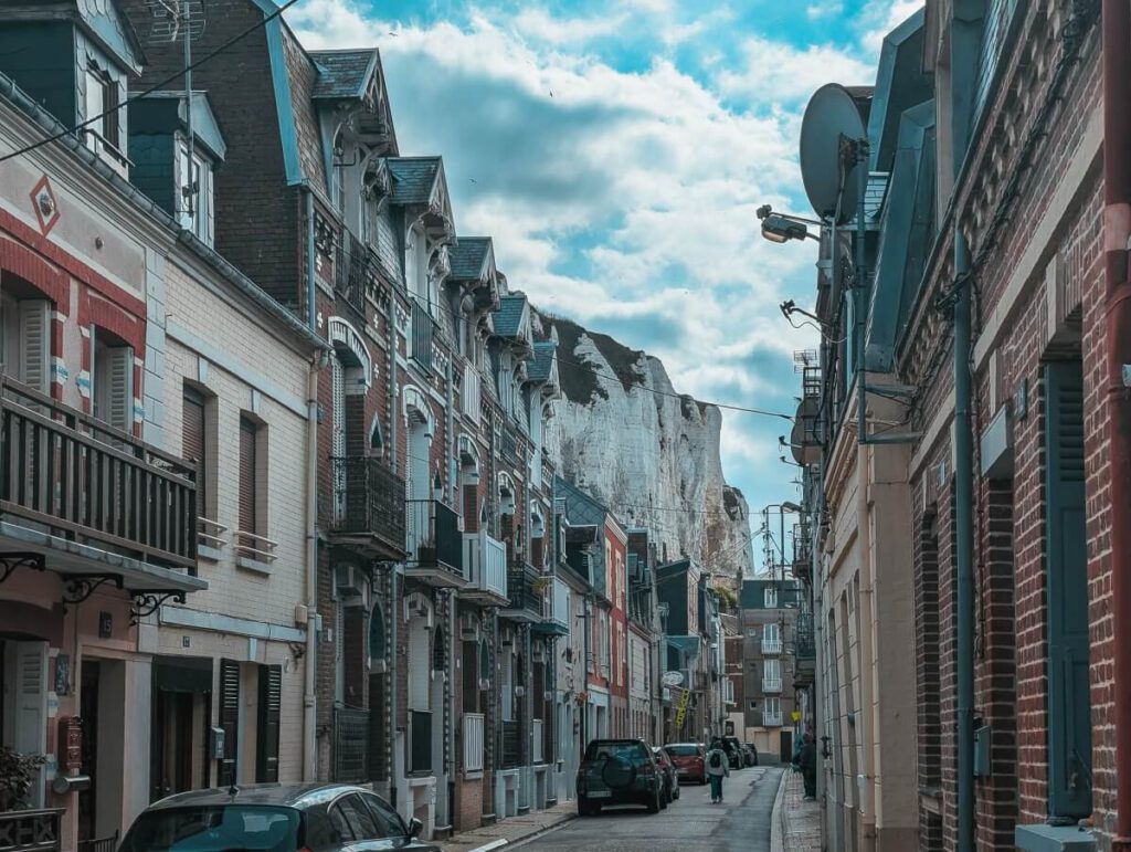 Seitenstraße im Quartier des Cordiers in Le Tréport