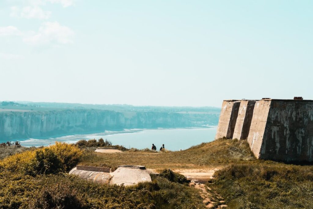 Blick in die Bucht von Fécamp.