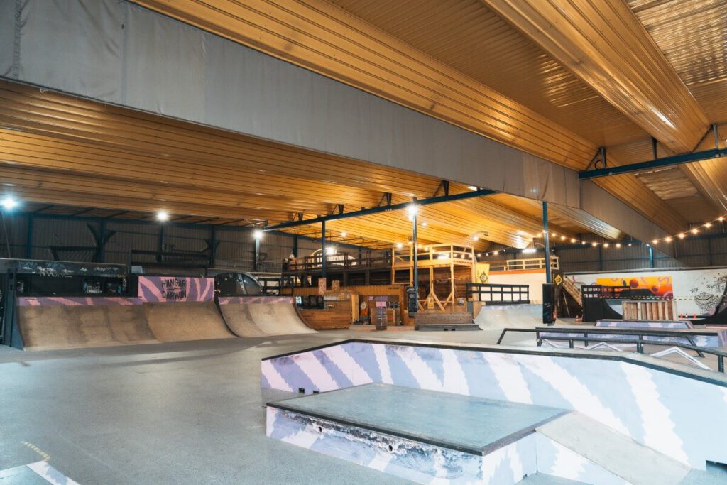 Der Inline-Skatepark im Darwin Ecosystem.