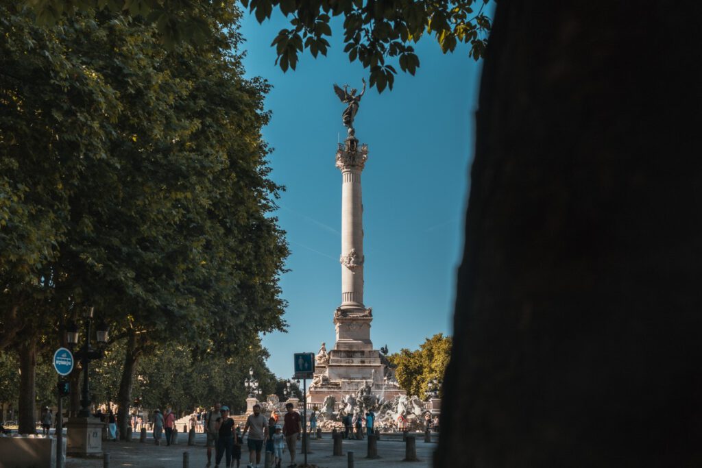 Monument aux Girondins in Bordeaux