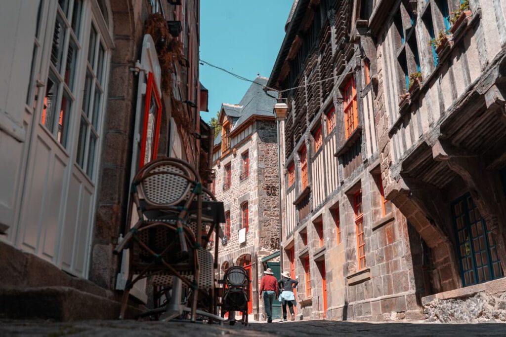 Mittelalterliche Gasse in Dinan
