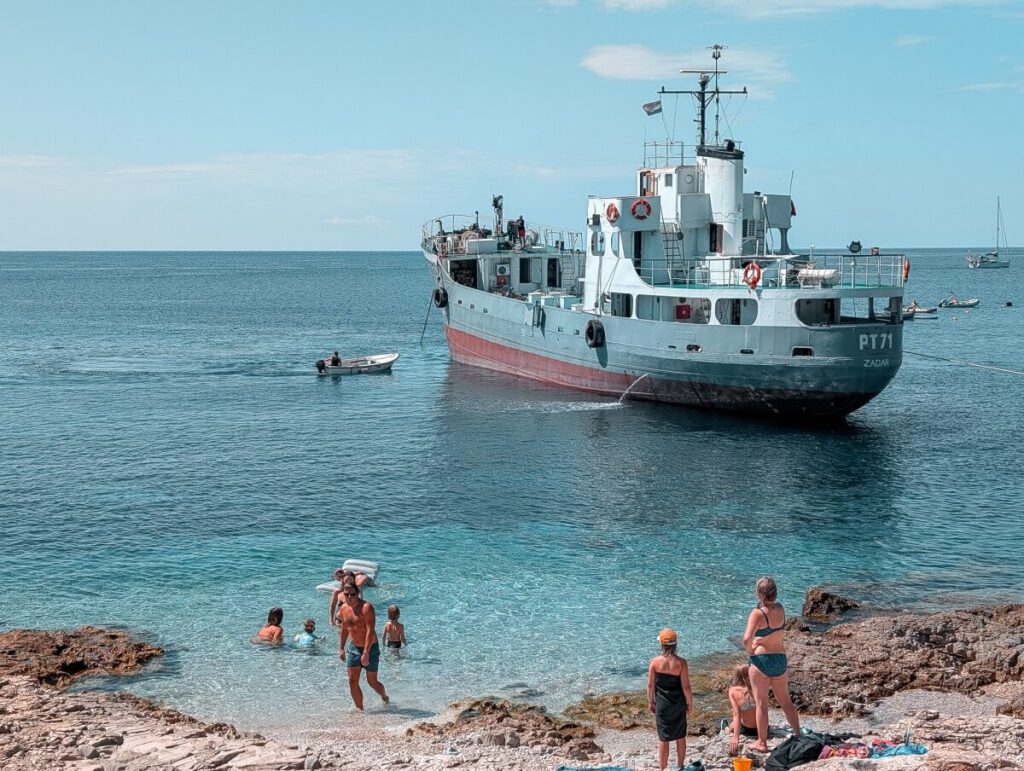 Bucht auf der Insel von Dugi Otok