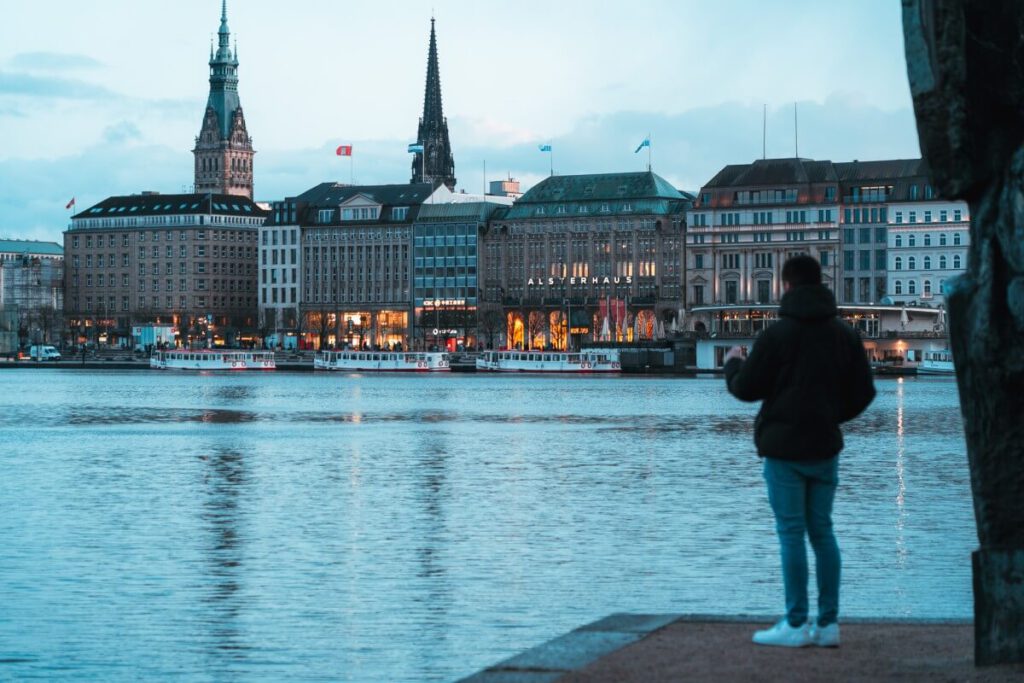 Jungfernstieg und Binnenalster