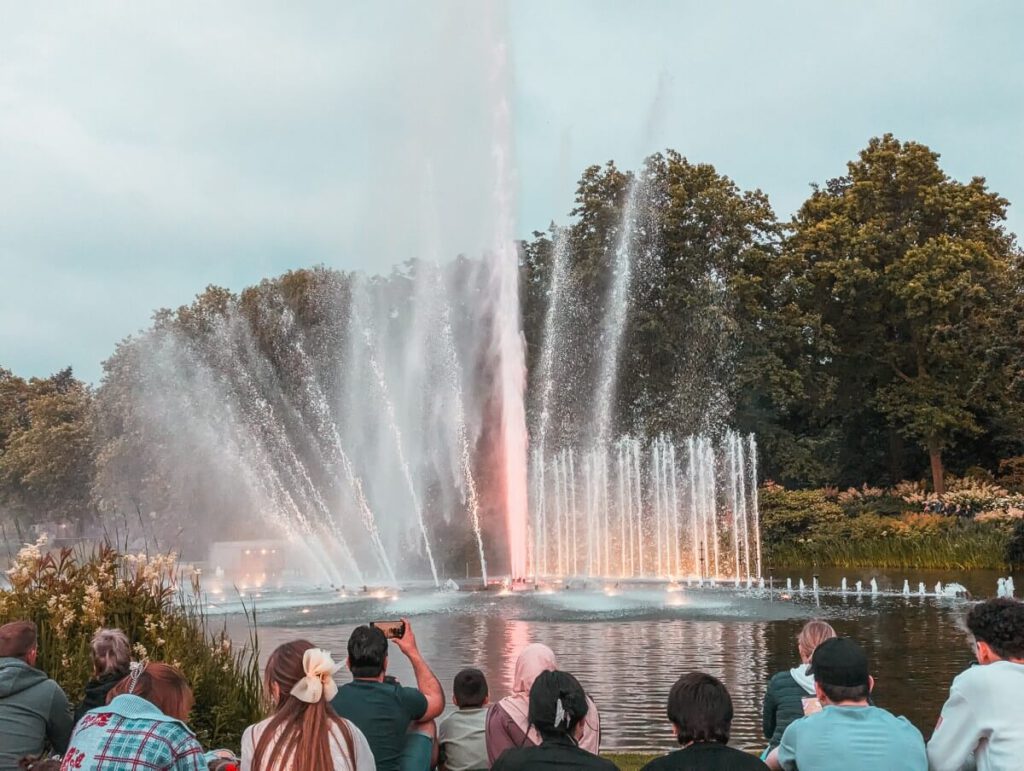 Wasserlichterkonzert im Planten und Blomen Park in Hamburg