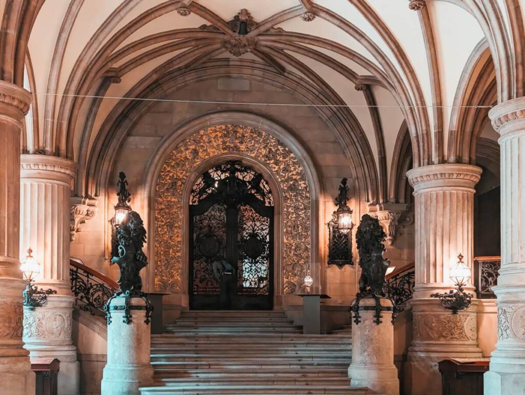 Innenbereich des Hamburger Rathaus