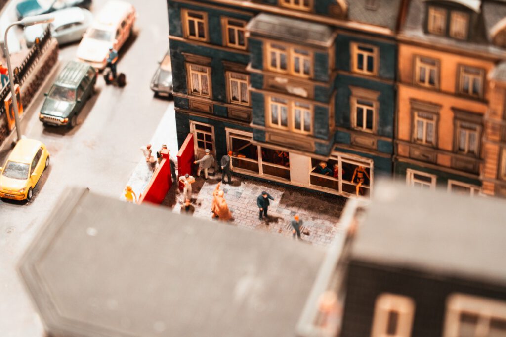Hamburg Reeperbahn Herbertstraße in Miniatur