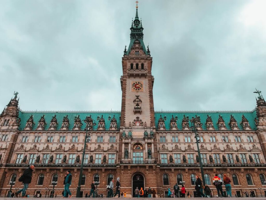Hamburger Rathaus Außenfassade