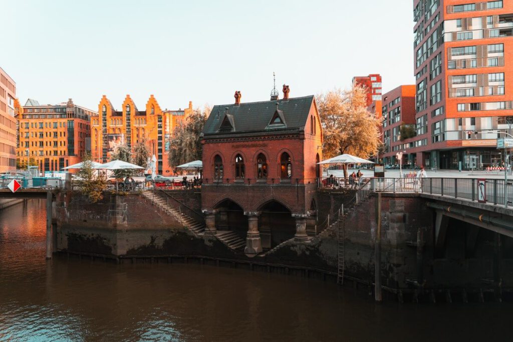 Fleetschlösschen in der Speicherstadt in Hamburg