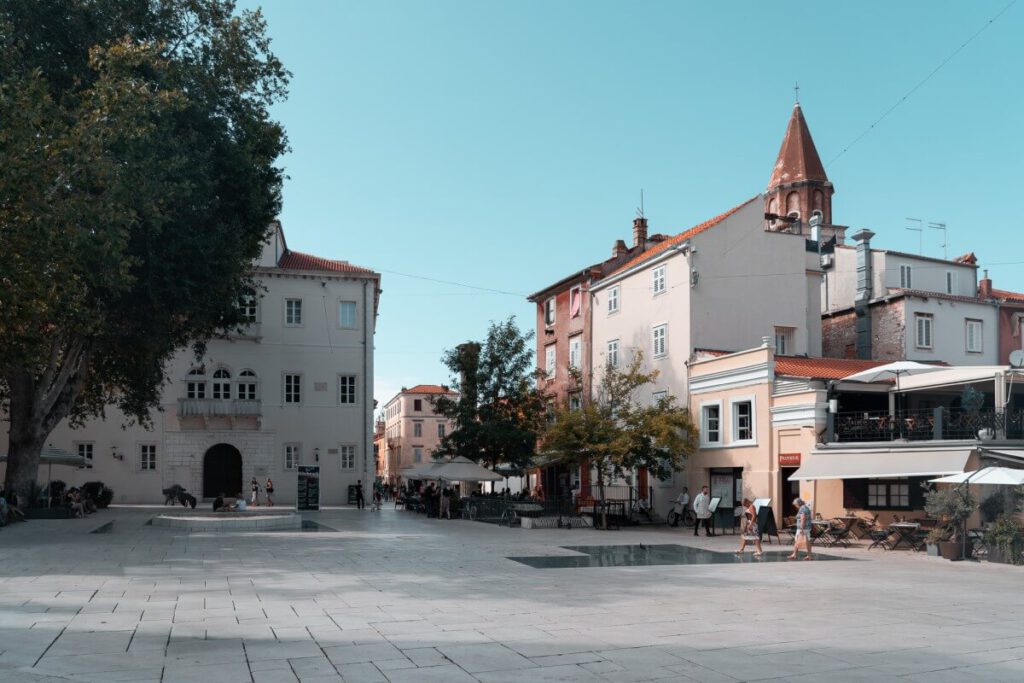 Petar Zoranic platz in zadar
