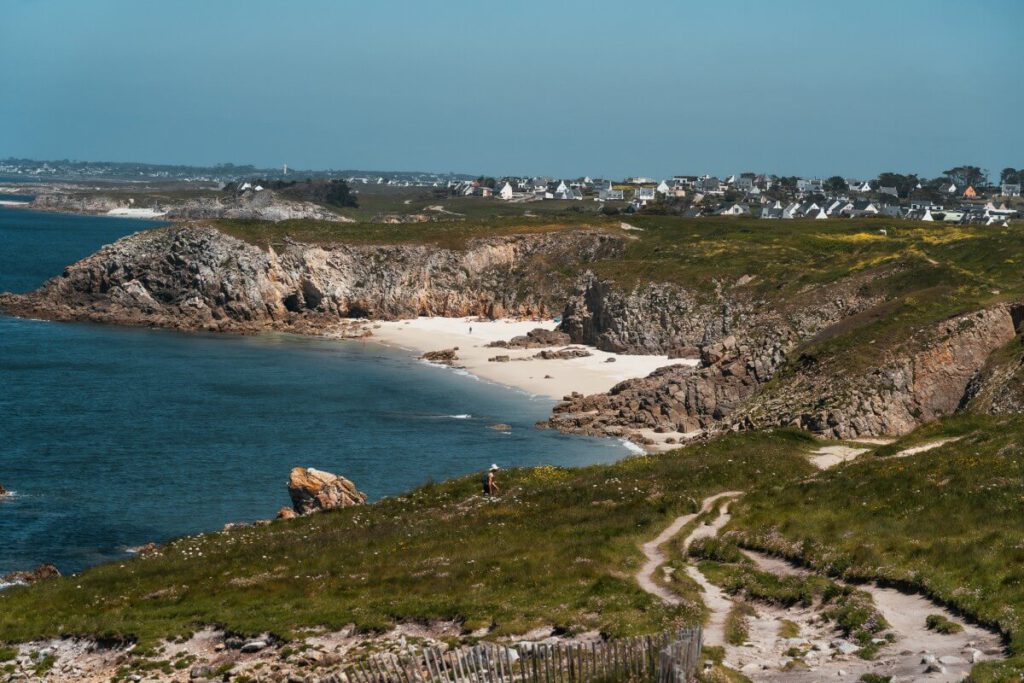 Plage des Charrettes am westlichsten Punkt Frankreichs