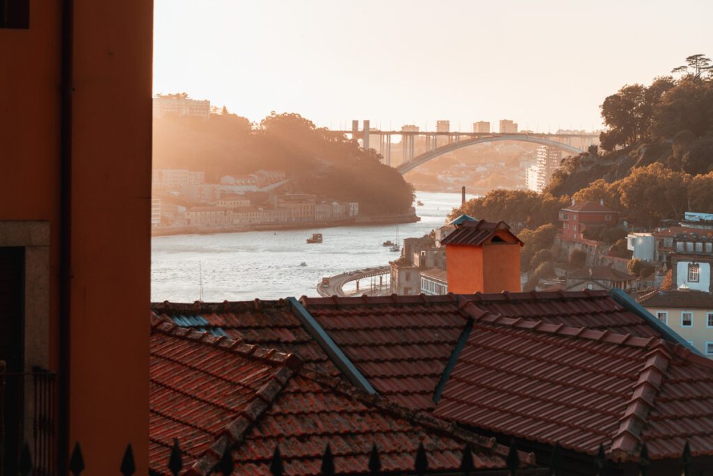Passeio das Virtudes Blick auf den Sonnenuntergang
