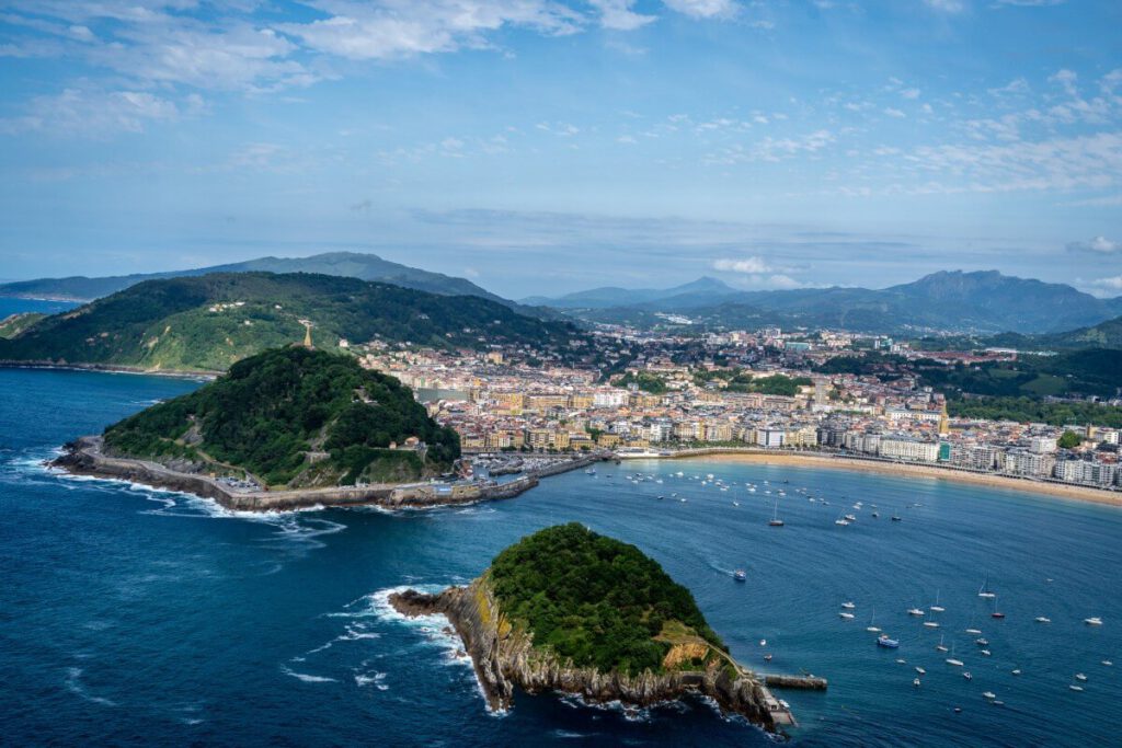 Insel Santa Clara in San Sebastián