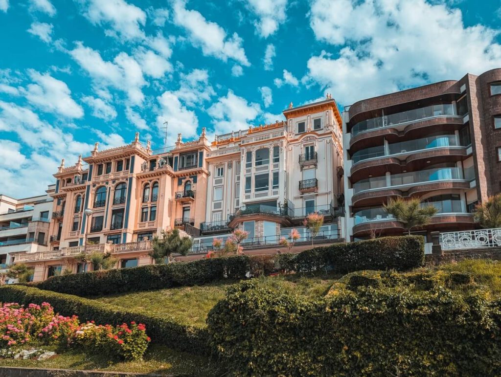 Belle-Epoque-Stil Villen am La Concha.