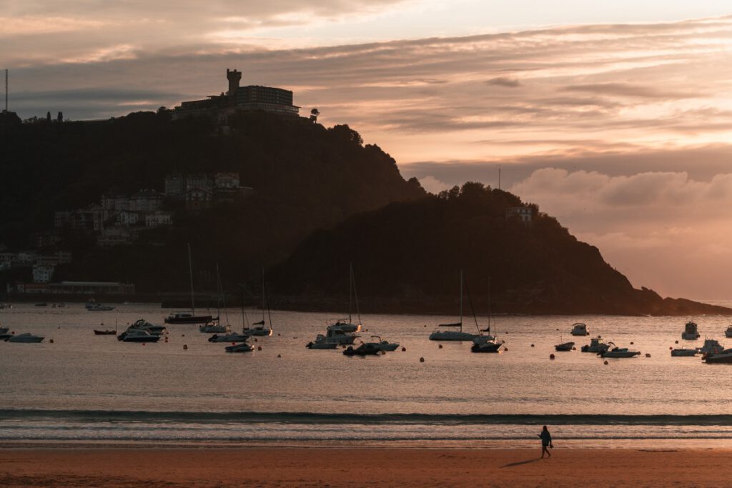 Monte Igueldo Sonnenuntergang