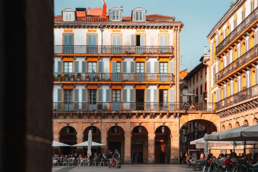 Historische Fassaden am Plaza de la Constitucion