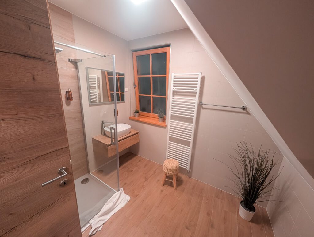 Das Badezimmer im B&B Plitvica Creek