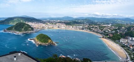La Concha Bucht von San Sebastian