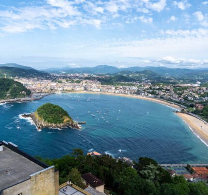 La Concha Bucht von San Sebastian