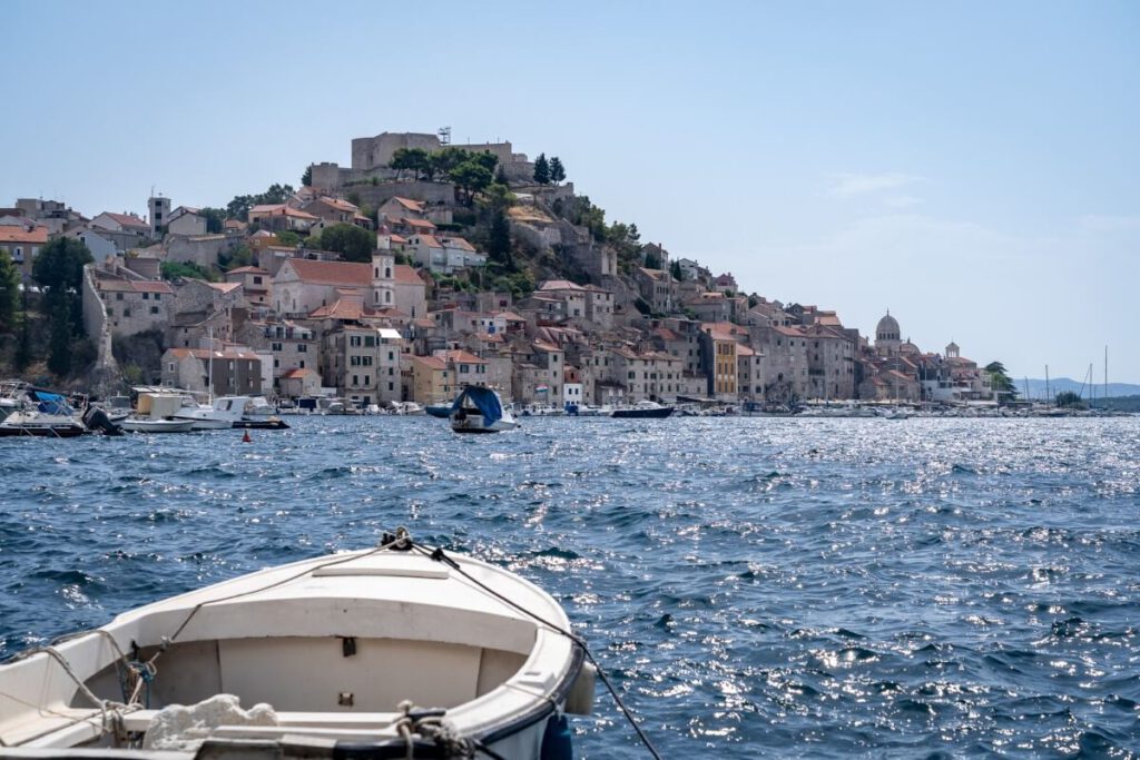 Blick auf Šibenik