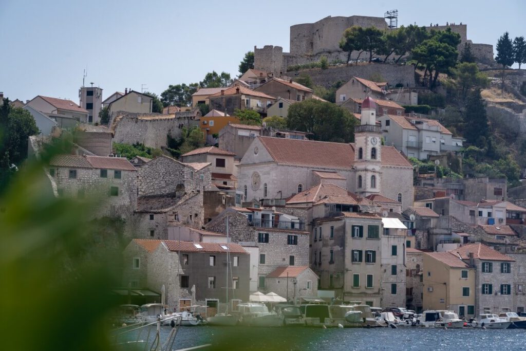 Festung St. Michael in der Altstadt von Šibenik.
