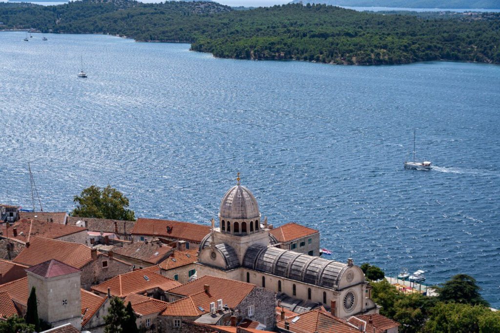 Dach der Kathedrale von Sibenik
