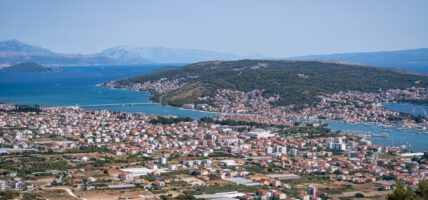 Blick auf Trogir vom View Point