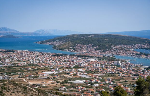 Blick auf Trogir vom View Point