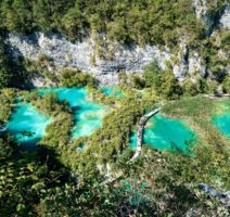 Plitvicer Seen Nationalpark Kroatien untere Seen