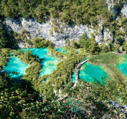 Plitvicer Seen Nationalpark Kroatien untere Seen