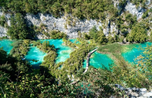 Plitvicer Seen Nationalpark Kroatien untere Seen