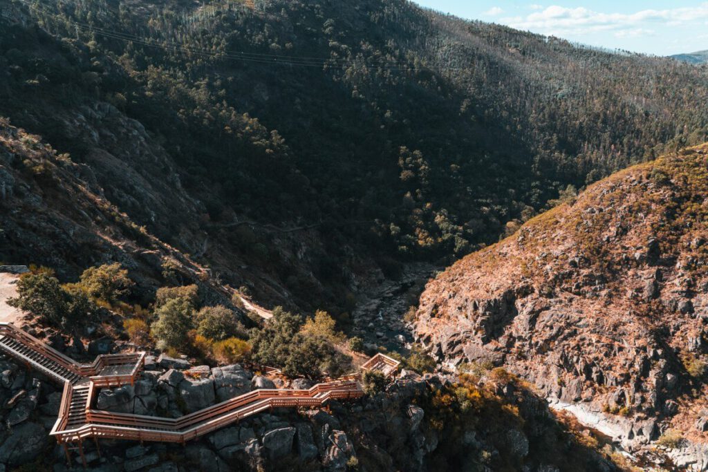 Arouca Wanderwege Treppen