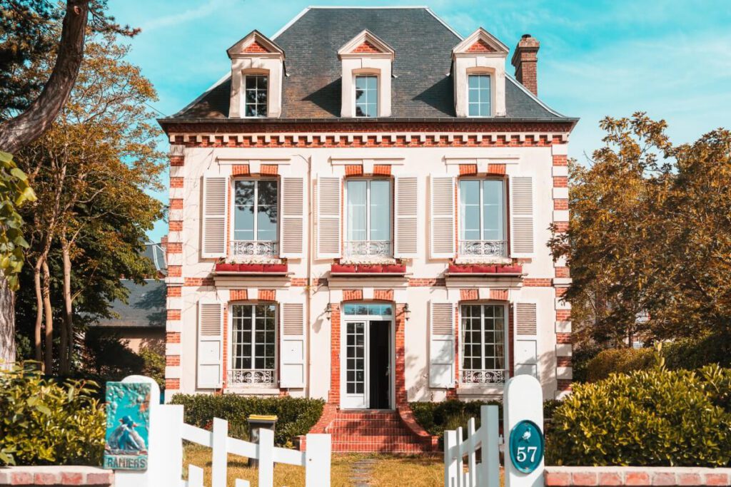 Villa Fassade in Cabourg.
