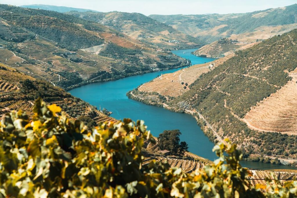 Douro Fluss und Weinberge