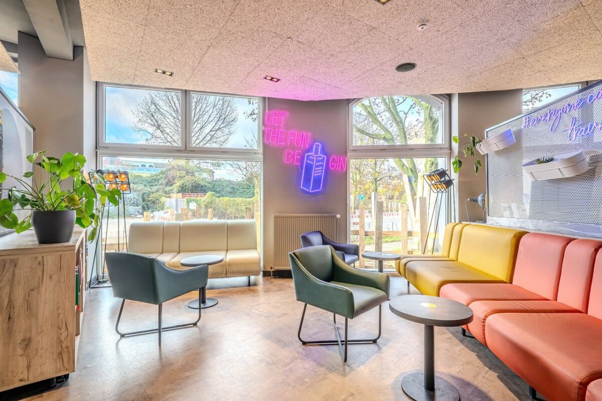 a&o Hamburg Hauptbahnhof Lobby