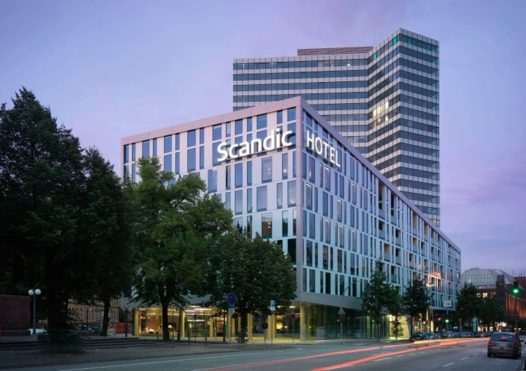 Scandic Hamburg Emporio Außenansicht