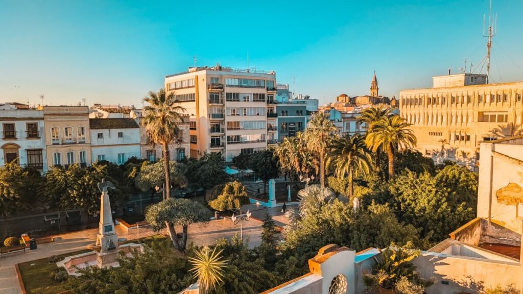 Blick auf den Plaza de las Angustias vom Hotel YIT Casa Grande