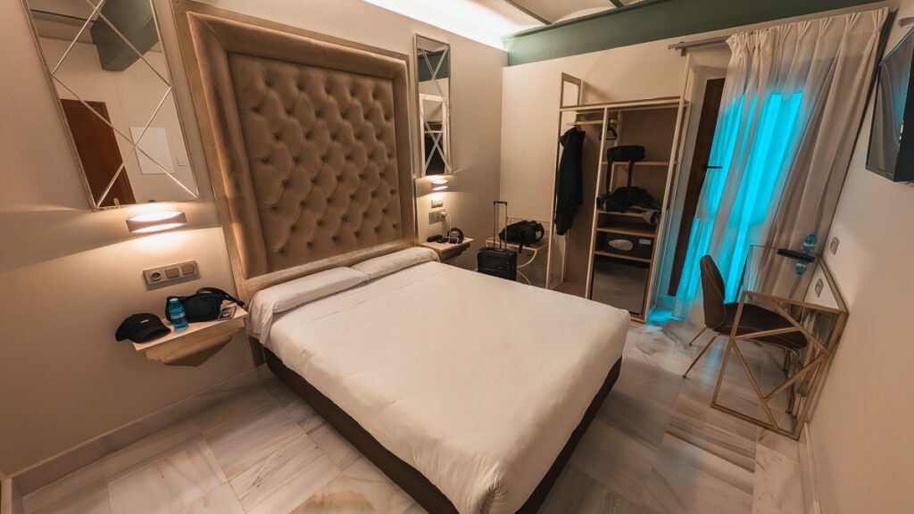 Bett im Zimmer des Hotel YIT Casa