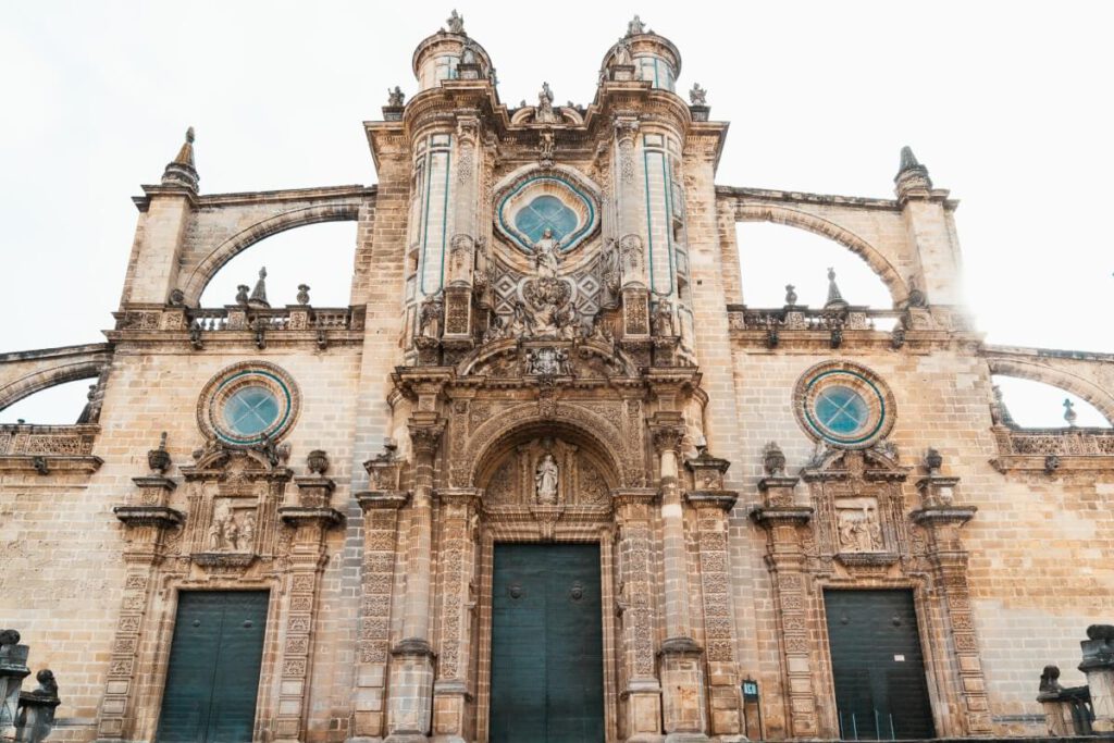 Fassade der Kathedrale von Jerez de la Frontera