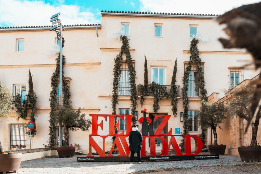 Feliz Navidad Tío Pepe Schild