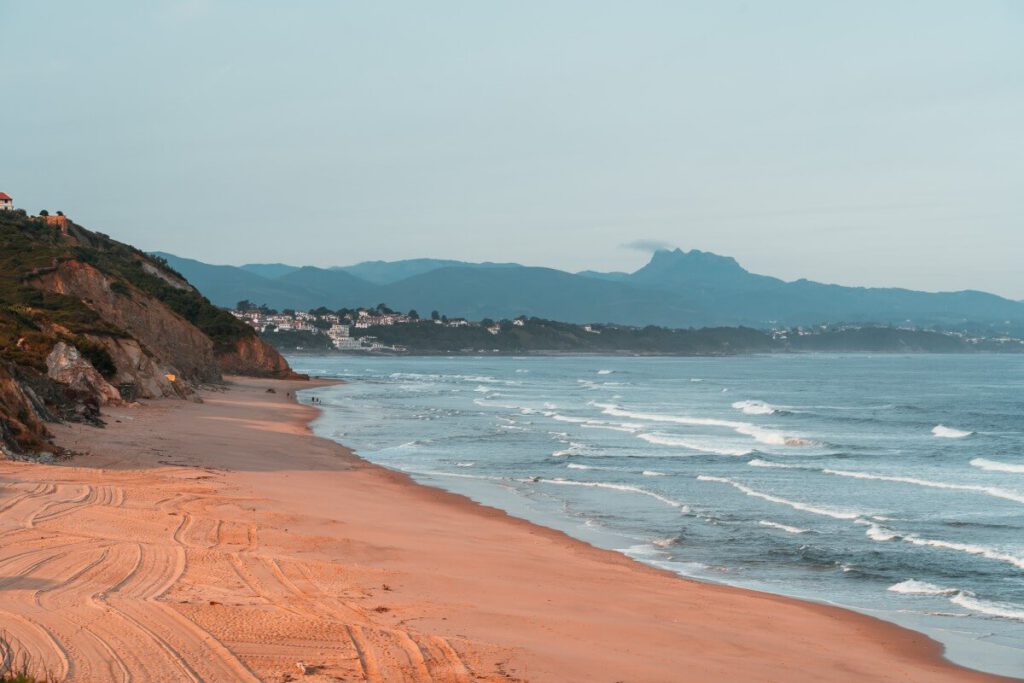 Der Strand vorm Campingplatz.