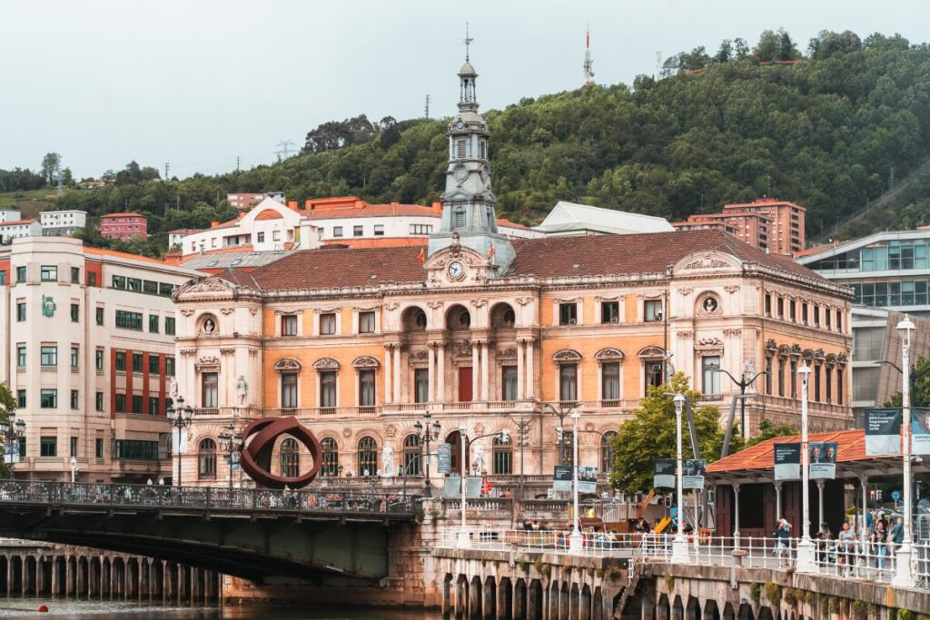 Das Rathaus von Bilbao.