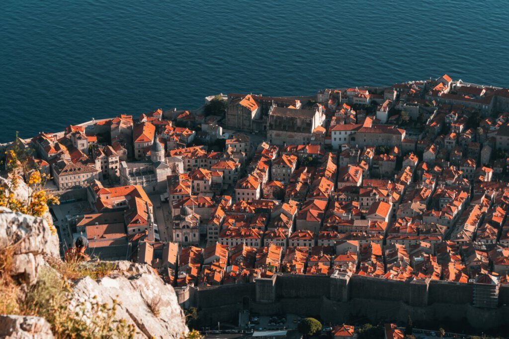 Altstadt Dubrovnik von oben