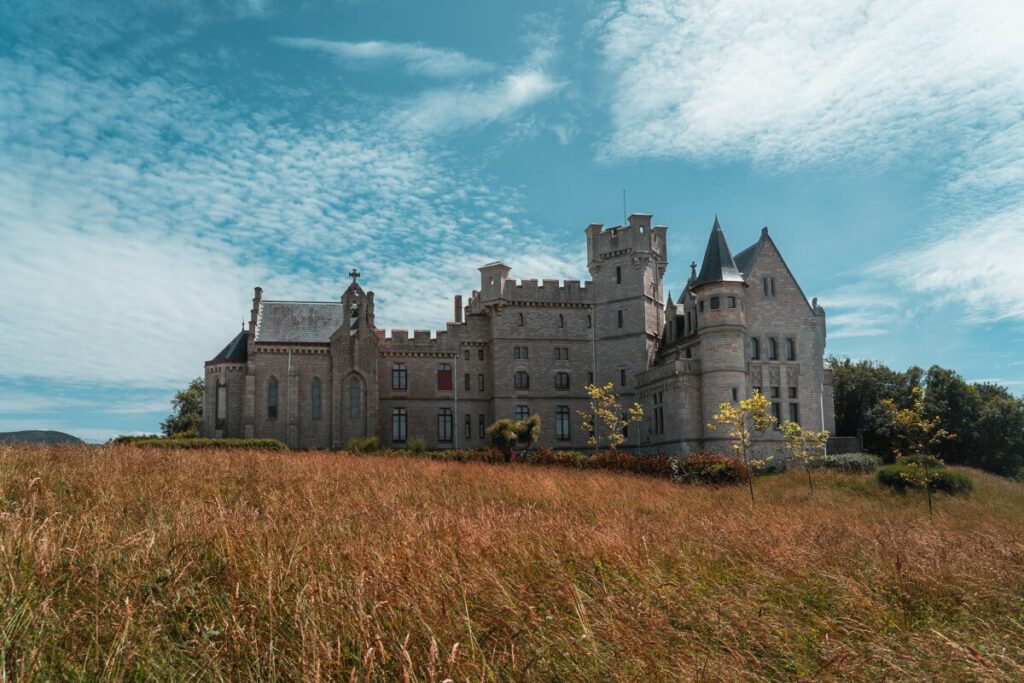 Schloss Abbadie von der Seite