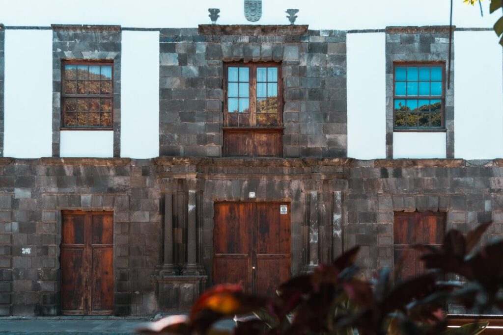 Fassade der Casa de Piedra in Garachico