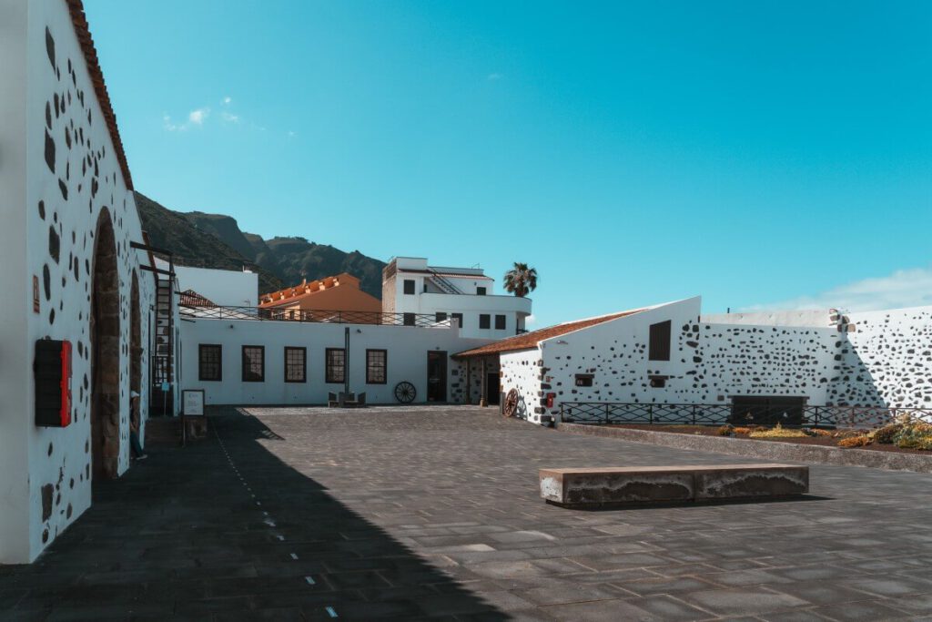 Innen hof des Garachico Cultural space CajaCanarias