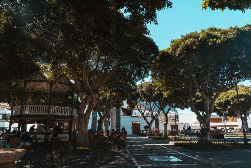 Kiosk im Plaza de la Libertad Musikpavillon
